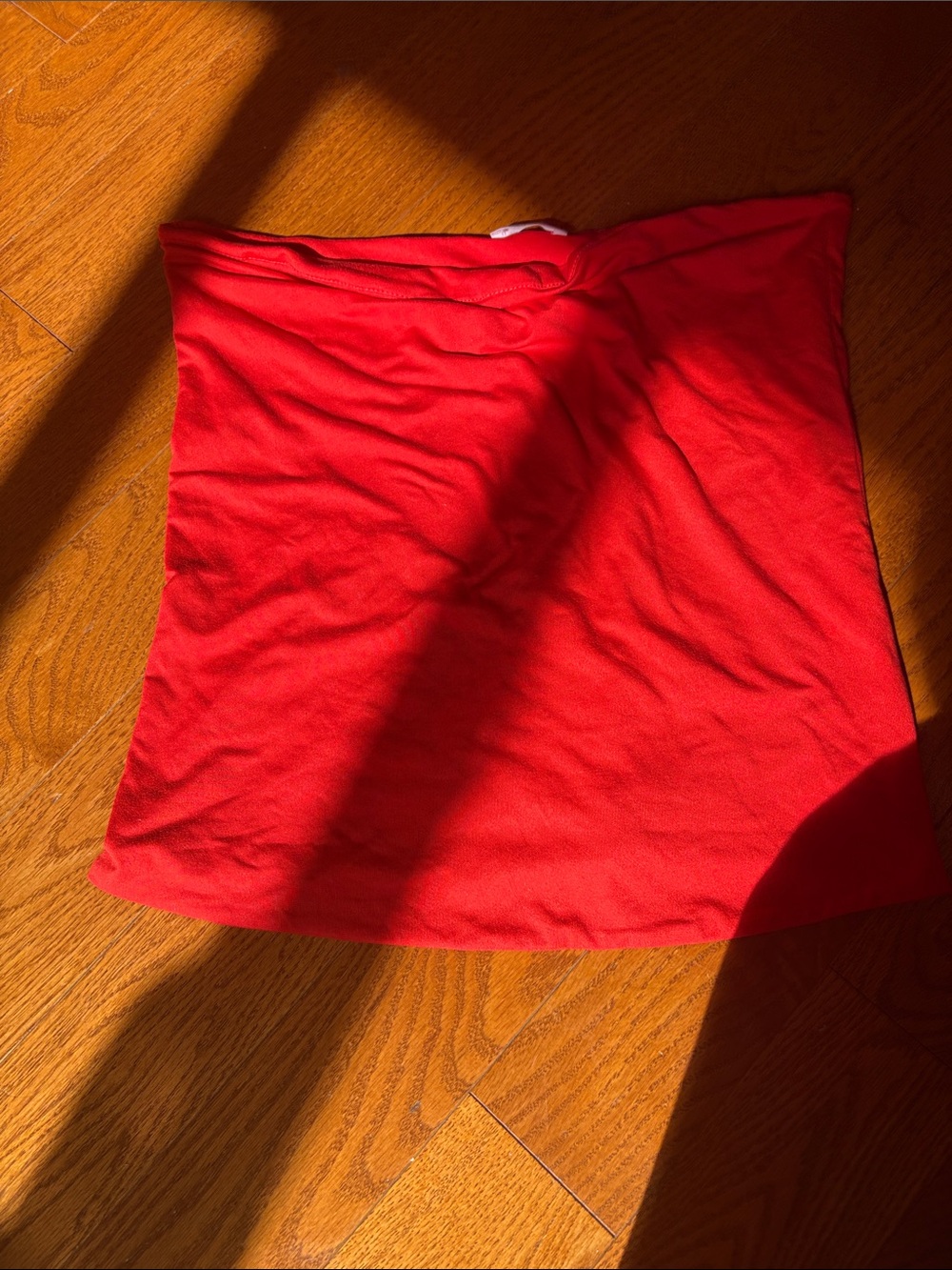 Red Women's Tube Top- Stretch Fit